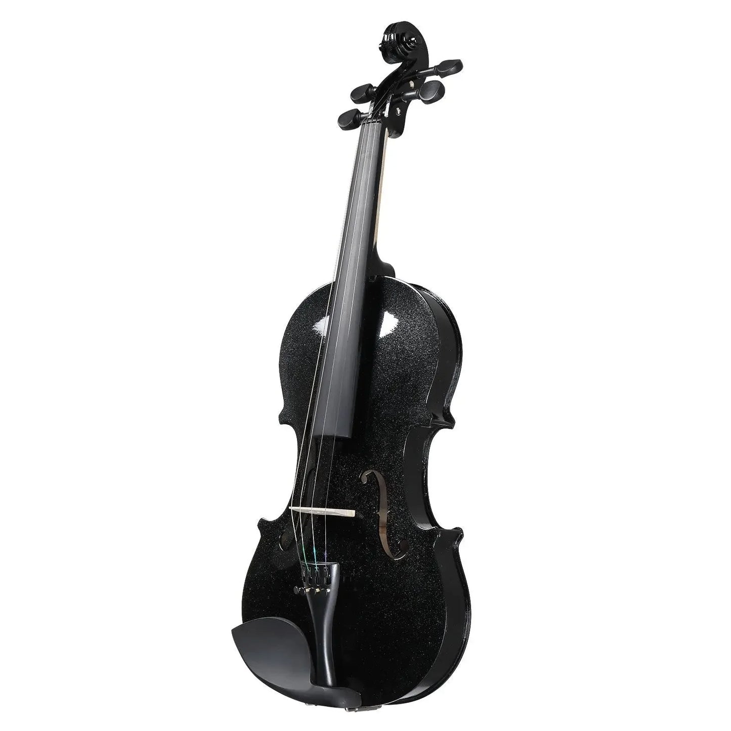 Black glarry 4/4 violin bow rosin & bag - Hero guitars