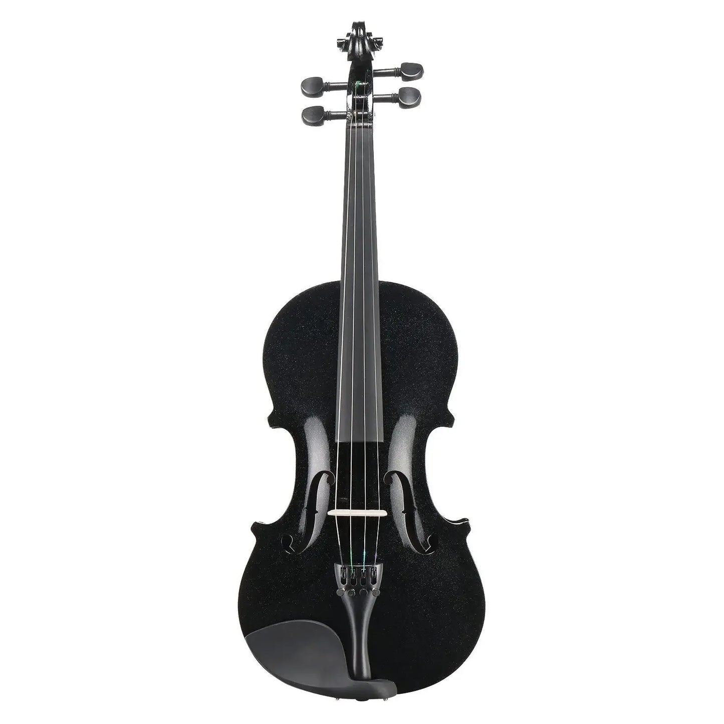 Black glarry 4/4 Violin bow rosin & bag- Hero guitars