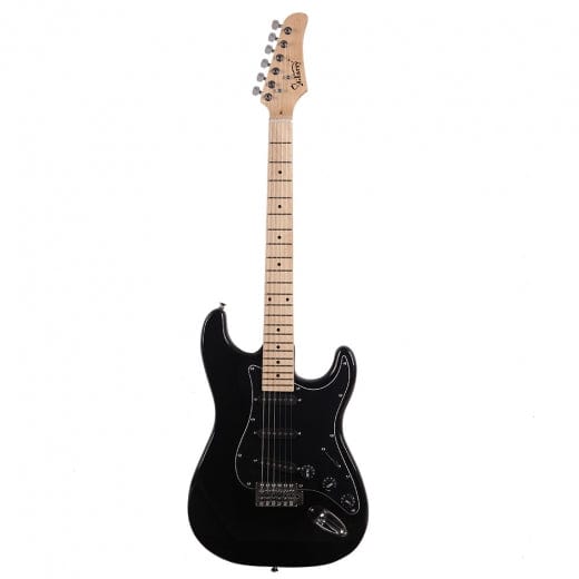 Glarry GST black Electric Guitar w/20W Amplifier