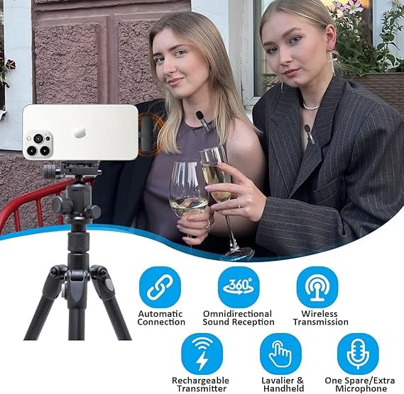 lavalier wireless microphone for android/iphone