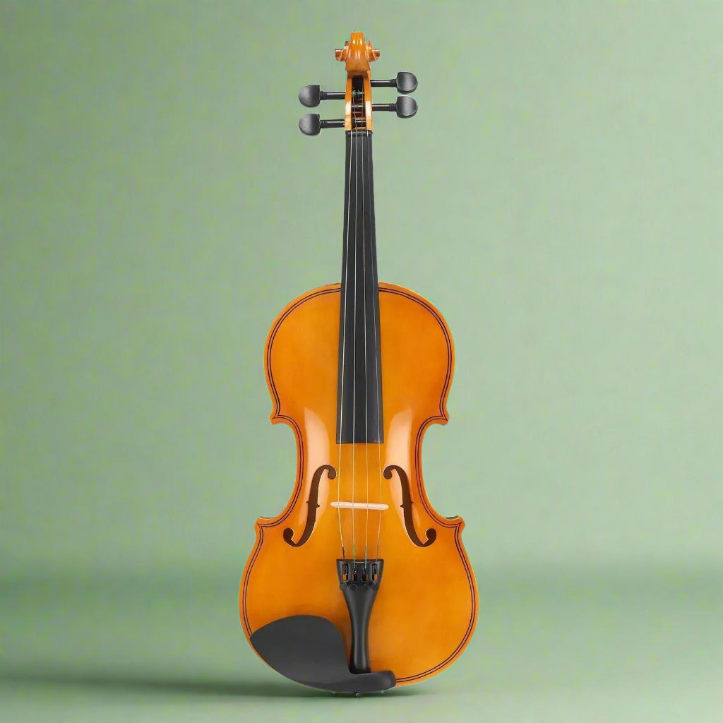 Natural glarry 4/4 Violin bow rosin & bag Hero guitars