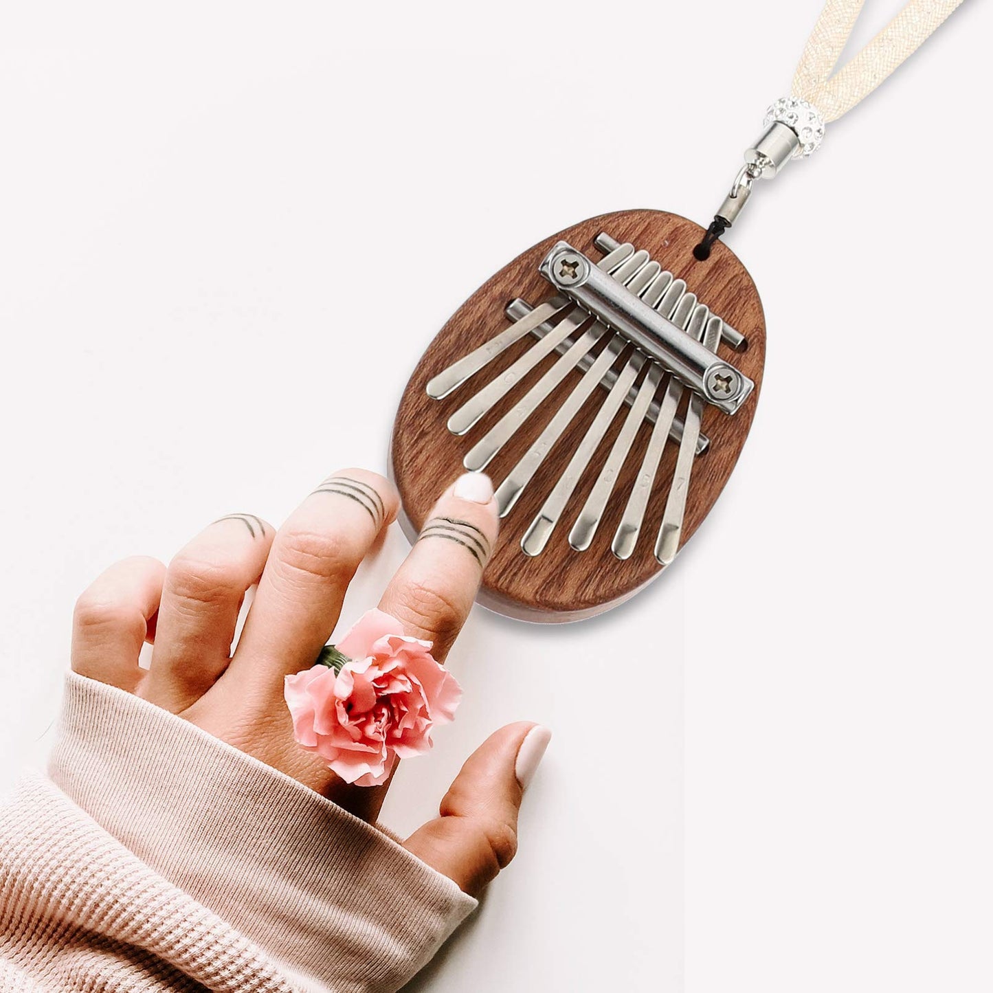 Finger thumb piano kalimba - Portable 8 key finger piano