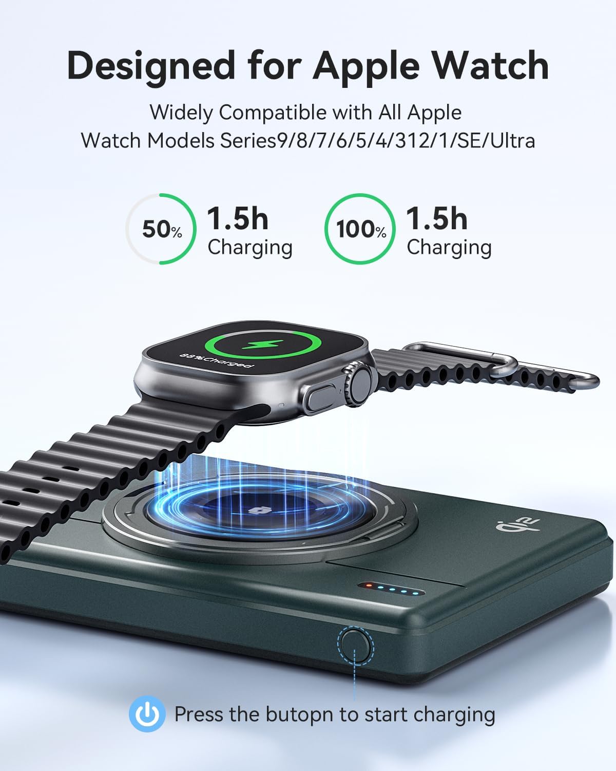 30W Fast Charging Power Bank with 360° Ring Stand – Magnetic MagSafe Charger for iPhone 14 Pro Max, Qi2 Wireless Portable Battery Hero guitars - Your Destination for Epic Guitar Sounds