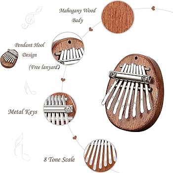 Finger thumb piano kalimba - Portable 8 key finger piano