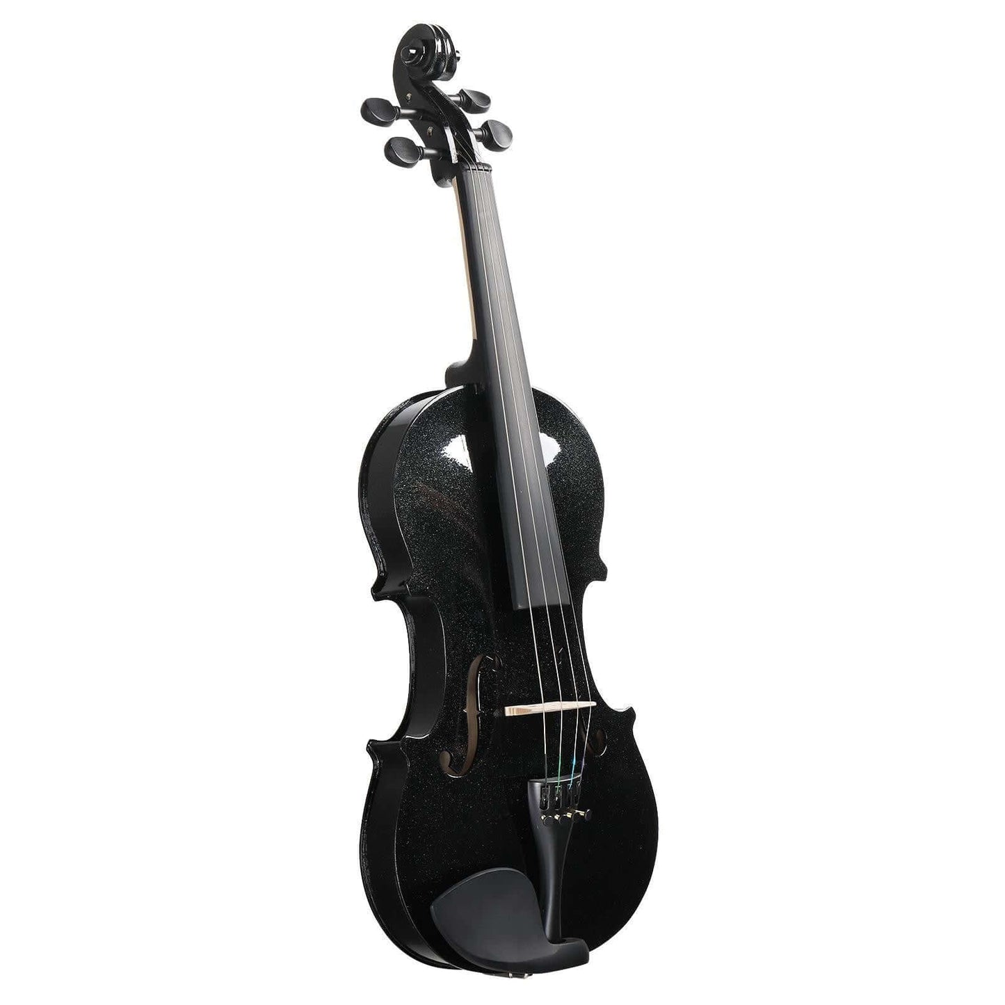 Black glarry 4/4 Violin bow rosin & bag- Hero guitars