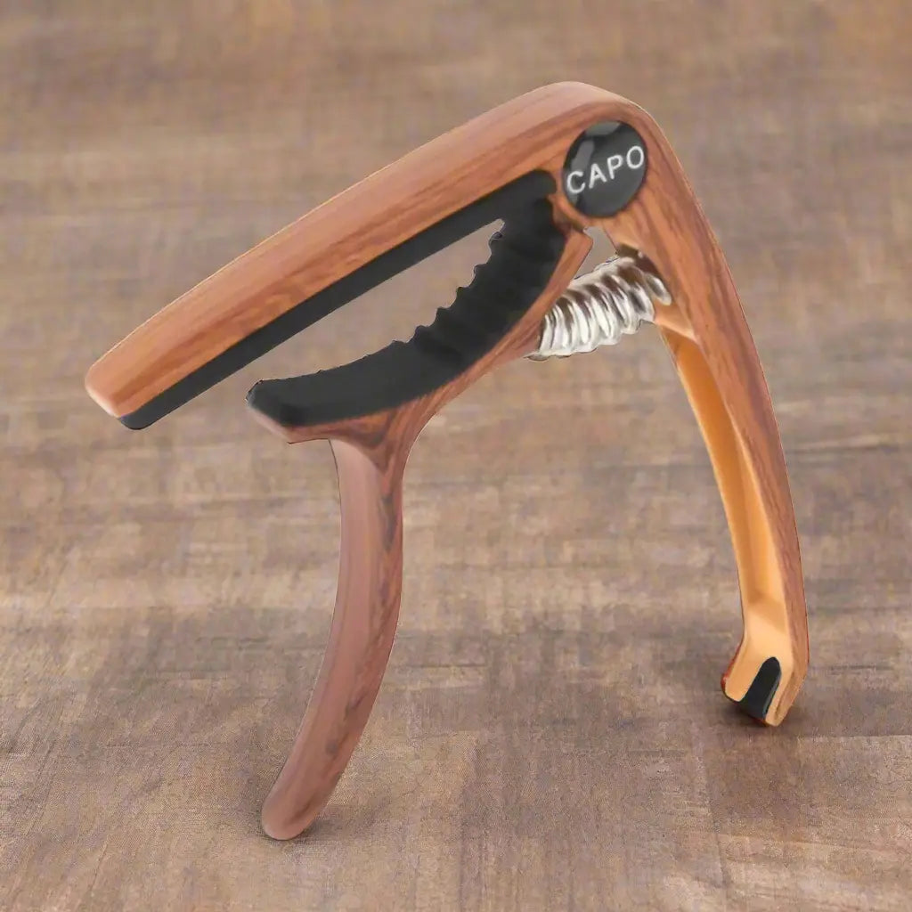 Black wooden Capo for electric guitars Hero guitars