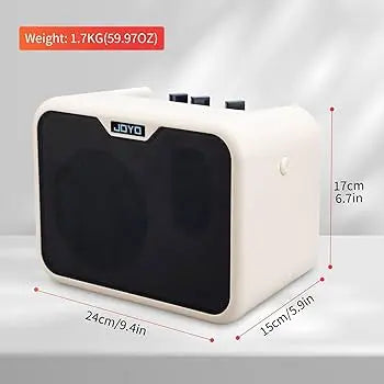 Compact Guitar Amplifier – 10W High Mini Practice Amp for Guitar & Bass Hero guitars