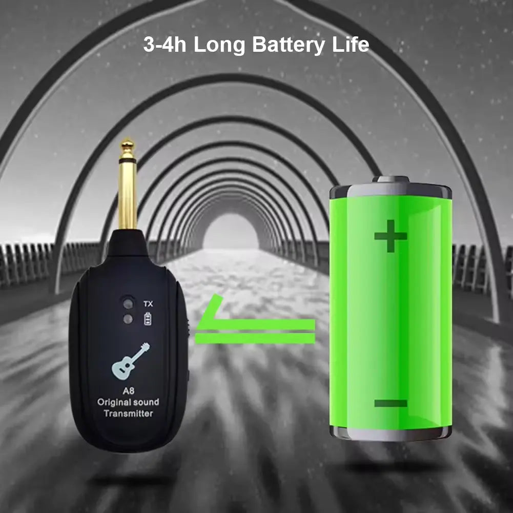 Electric guitar wireless receiver system Hero guitar deals