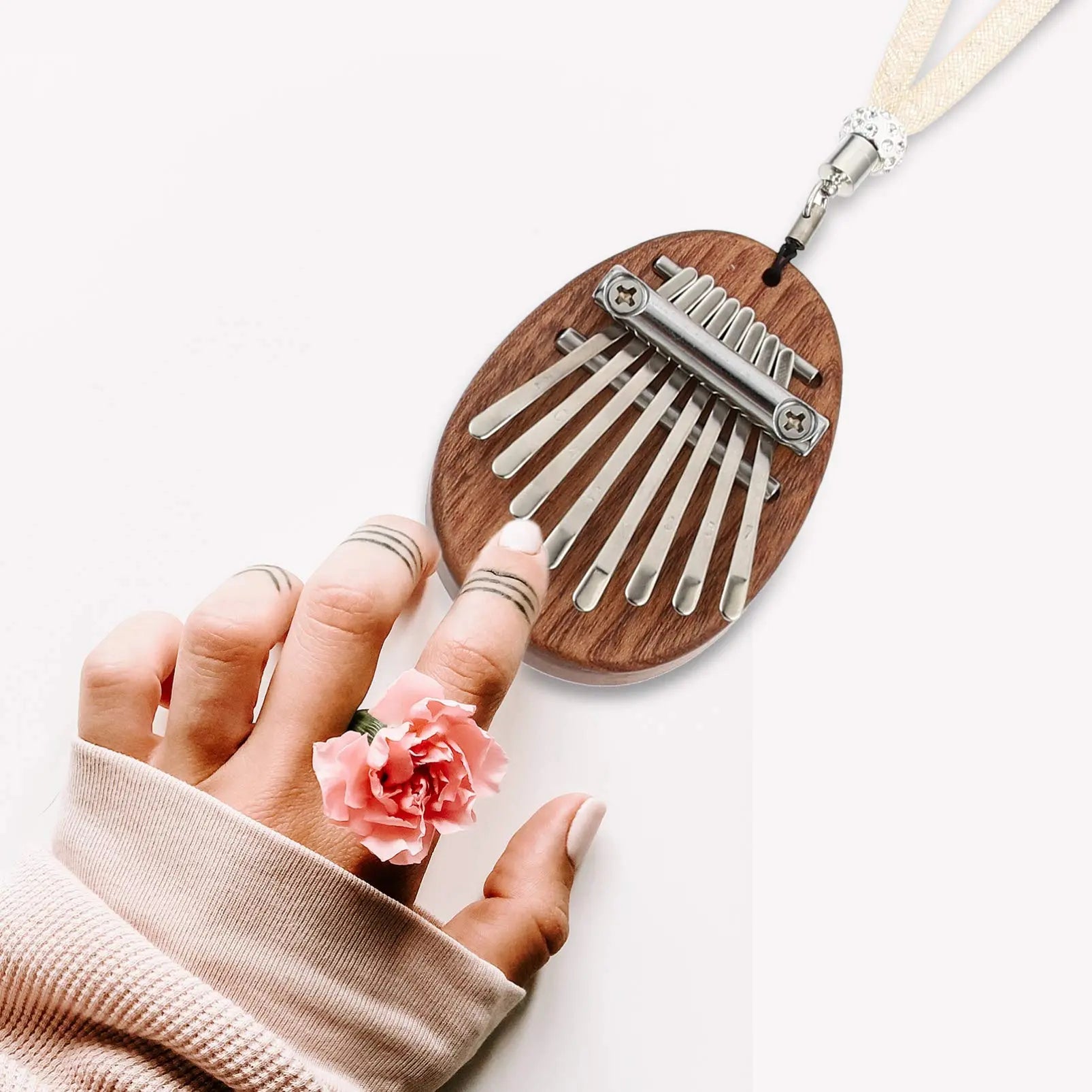 Finger thumb piano kalimba - Portable 8 key finger piano - Hero guitars - Unleash your inner rock star