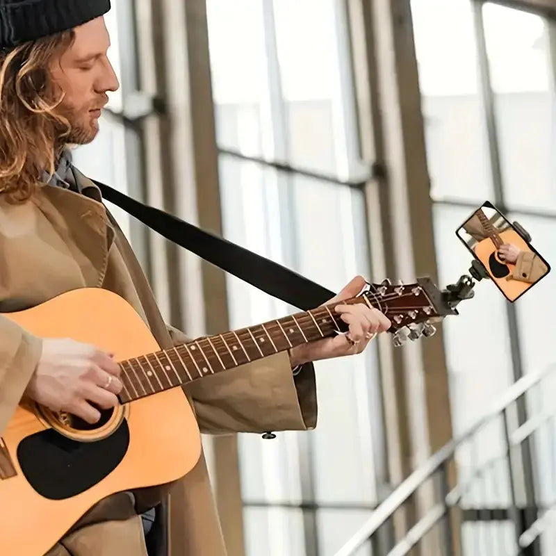 Guitar Phone Holder – Phone Stand for Guitar Practice & Recording Hero guitar deals