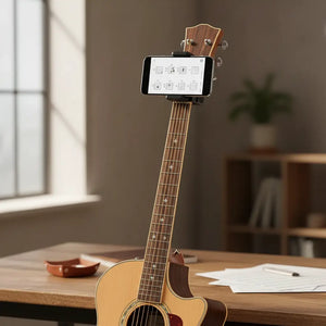 Guitar Phone Holder Lifestyle
