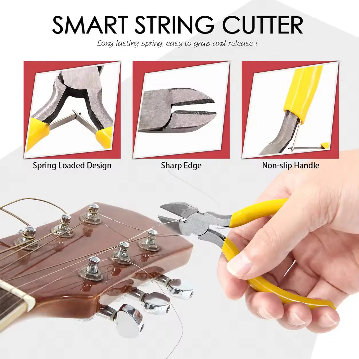 Guitar Truss Rod Adjustment Tool Kit - Complete Restringing & Action Setup Tools