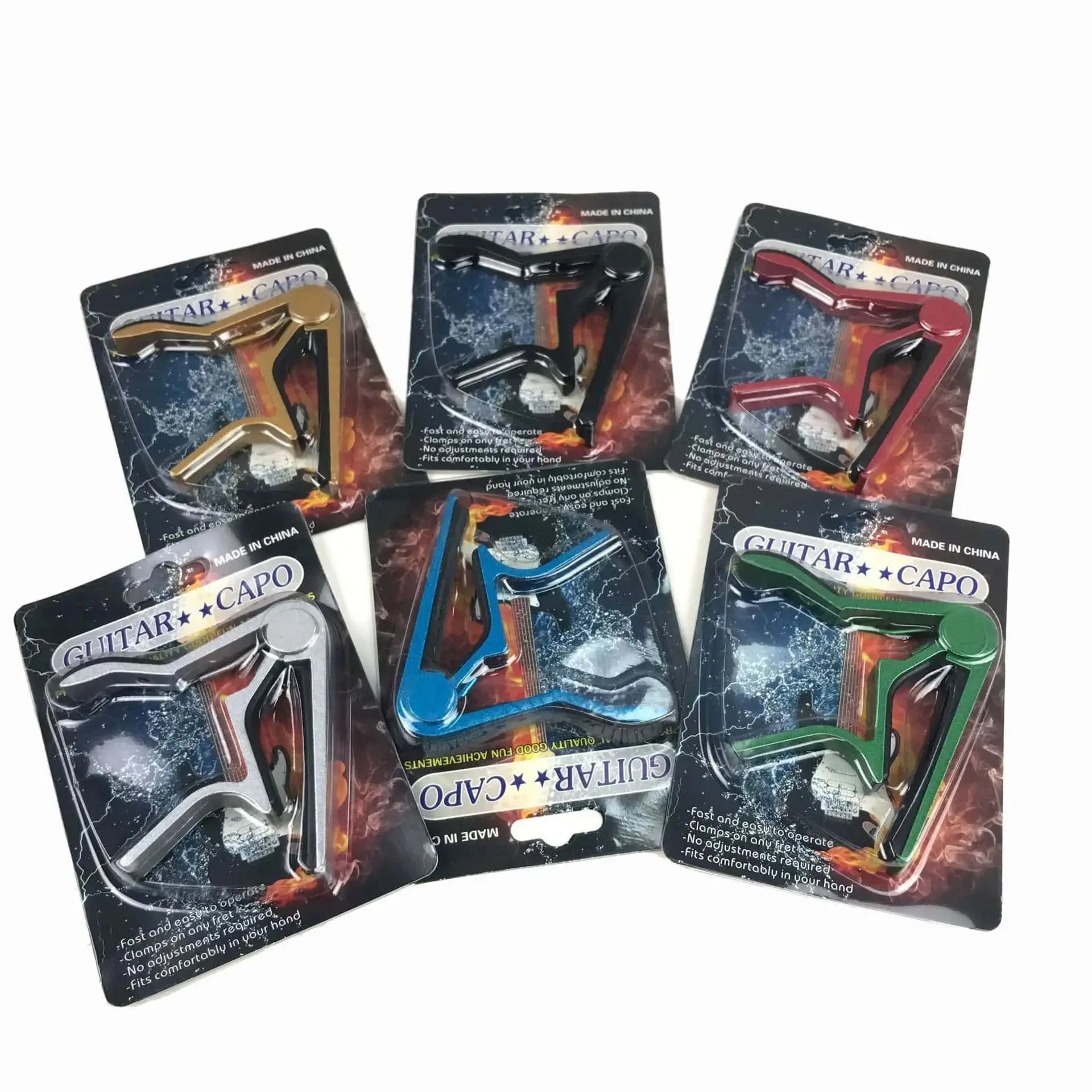 Guitar capo for string instruments